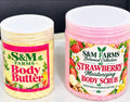 Body butter & body scrub